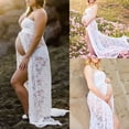 thumbnail image 3 of Femmes Enceintes Dentelle Longue Robe Maxi Maternité Robe Photographie Accessoires Photo Shoot, 3 of 6