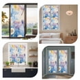 thumbnail image 7 of Dragonfly Flowers Window Privacy Film, Blue Purple Watercolor Spring Plant Static Cling UV Sun Blocking Heat Control Window Tint, Non-Adhesive One Way Windows Privacy Cover 17.7''x78.7'', 7 of 7