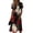 Vermilion, variant on Halloween Dresses for Women Ghost Pumpkin V Neck Funny Midi Dresses Bat Spider Webeb Short Sleeve Spooky Dresses, M
