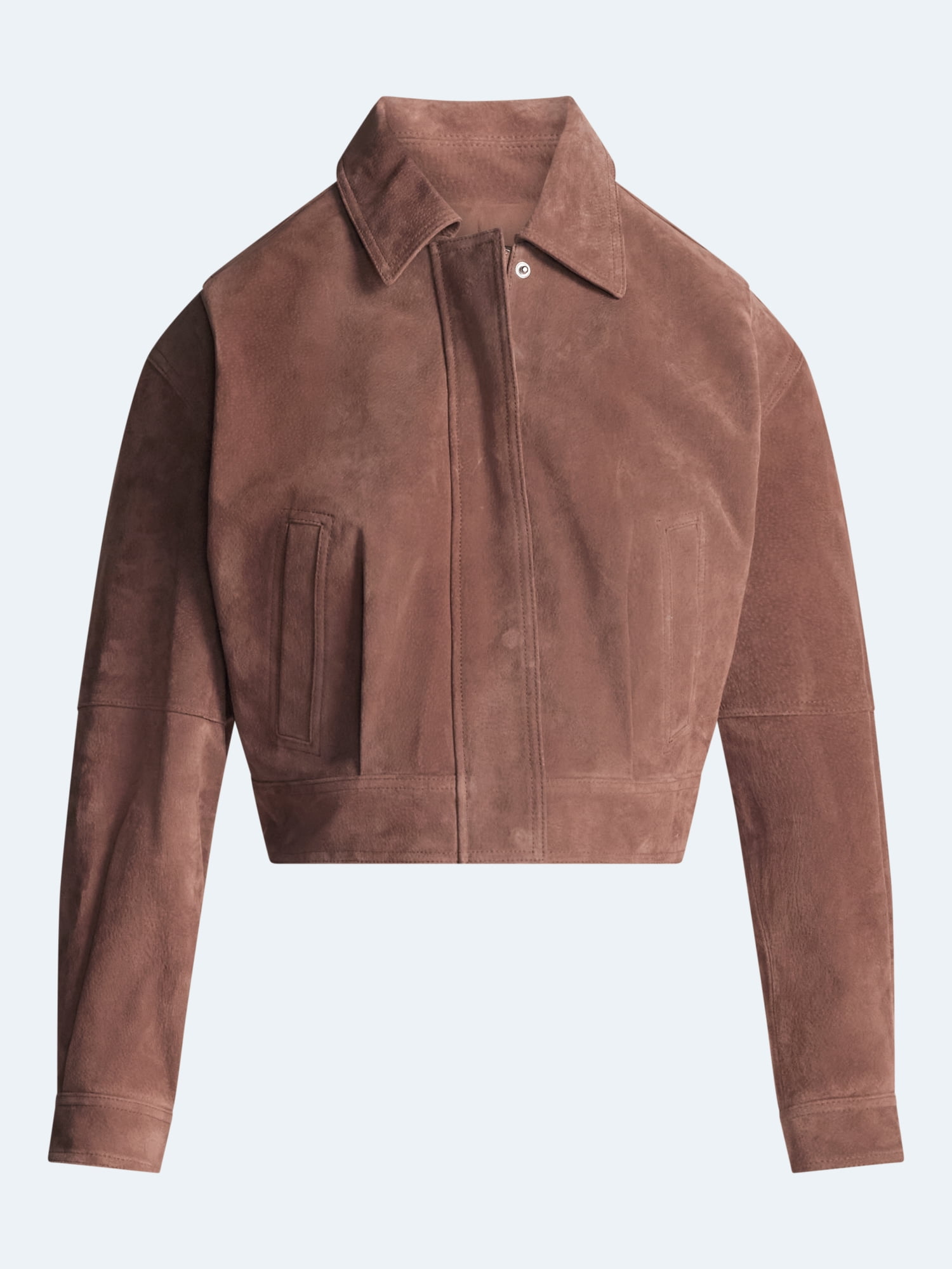 Scoop Women’s and Women’s Plus Cropped Suede Jacket, Sizes XS-4X