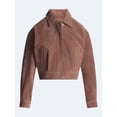 thumbnail image 7 of Scoop Women’s and Women’s Plus Cropped Suede Jacket, Sizes XS-4X, 7 of 7