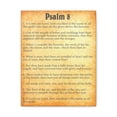 thumbnail image 1 of Scripture Walls Psalm 8 Chapter Gold Bible Canvas Christian Wall Art Ready to Hang Unframed, 1 of 6