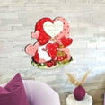 thumbnail image 3 of Designocracy 8471122H-SW 24 x 18 in. Valentine Gnomes Door Hanger Wall Decor, 3 of 7