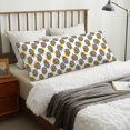 thumbnail image 5 of KLL Ultra Soft Microfiber Body Pillow Cover/Pillowcases 20"x54" with Hidden Zipper Closure-plaid Pumpkin Daisy, 5 of 5