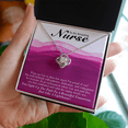 thumbnail image 2 of Just Like a Lighthouse Healthcare Medical Worker Nurse Appreciation Infinity Knot Necklace Message Card, 2 of 17