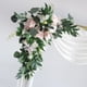thumbnail image 4 of 2x de Flores Artificiales para Boda, Tela Blanca para Cortinas, de Flores de Cenador para Fondo de Ventana, Adornos de Decoración de Va Soledad Guirnalda de arco de boda, 4 of 10