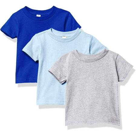 

Marky G Apparel Baby 100% Cotton Jersey Short-Sleeve Crew-Neck T-Shirt (Pack of 3)