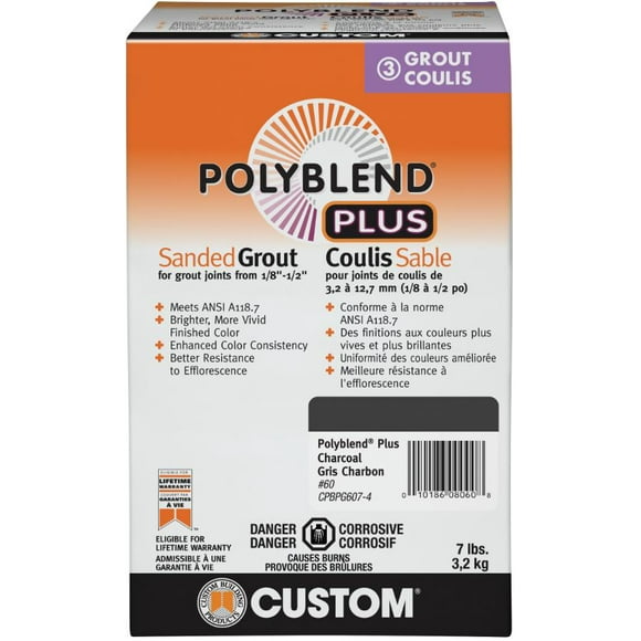 Polyblend Plus Coulis Poncé - 60 Charbon, 7 lb