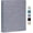 Grey, variant on 1 Inch Linen 3 Ring Binder for 8.5" x 11" Paper, Professional Document Organizer with 2 Interior Pockets for Office & Home
