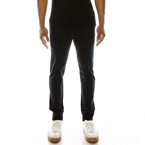 J. METHOD Men’s Chino Pants Basic Classic Slim Fit Twill Stretch Solid Casual Work Trouser