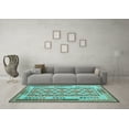 thumbnail image 3 of Ahgly Company Indoor Rectangle Southwestern Light Blue Country Area Rugs, 6' x 9', 3 of 4