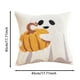 thumbnail image 2 of Juego De Fundas De Almohada De Halloween 45 X 45 Cm. Bonitas Fundas Con Murciélagos Y Calabazas Para Sofá O Cama (5 Diseños, Relleno No Incluido), 2 of 3