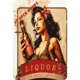 thumbnail image 5 of Placa Metal Vintage para Niña Pintura Hierro Rectangular Pared Y Bar 30x40cm, 5 of 9