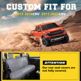thumbnail image 6 of Custom-Fit Car Seat Covers for HONDA CR-V | Full Set with Waterproof Napa Material, Comfortable & Stylish Design, Easy to Install, Breathable, Durable, Universal Fit for All-Weather Protection, 6 of 9