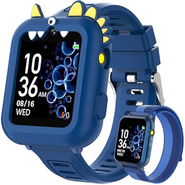 wonima44 Cosjoype Smart Watch for Kids Age 4-12, 39 Games Touchscreen Boys Watch with Camera Music Player Pedometer Flashlight, Kids Toys Christmas Birthday Gifts for Boys Girls Age 5 6 7 8