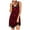 Red, variant on asdoklhq Womens Plus Size Clearance Dresses,Women Print Deep V Pajamas Sleeveless Lace Lingerie Sleepwear Blouse Dress