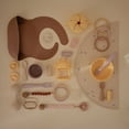 thumbnail image 3 of Mushie Silicone Baby Bibs, Adjustable Fit Waterproof Bibs, Toddlers, Woodchuck, Unisex, 3 of 6
