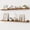 Picture Ledge Shelves,rustic Brown, variant on General Picture Ledge Shelf, 24 Inch Floating Shelves Set of 2, Nursery Book Shelves for Toys Storage, Kids Bookshelf Wall Mounted for Wall Decor Books Photo Frames, Black