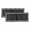 Black, variant on 2 Pack Valances for Windows, Dark Purple Retro Greek Key Window Valances for Living Room/Bedroom/Bathroom, Geometric Greece Ancient Farmhouse Light Filtering Kitchen Curtain Valance 42"W x12" L