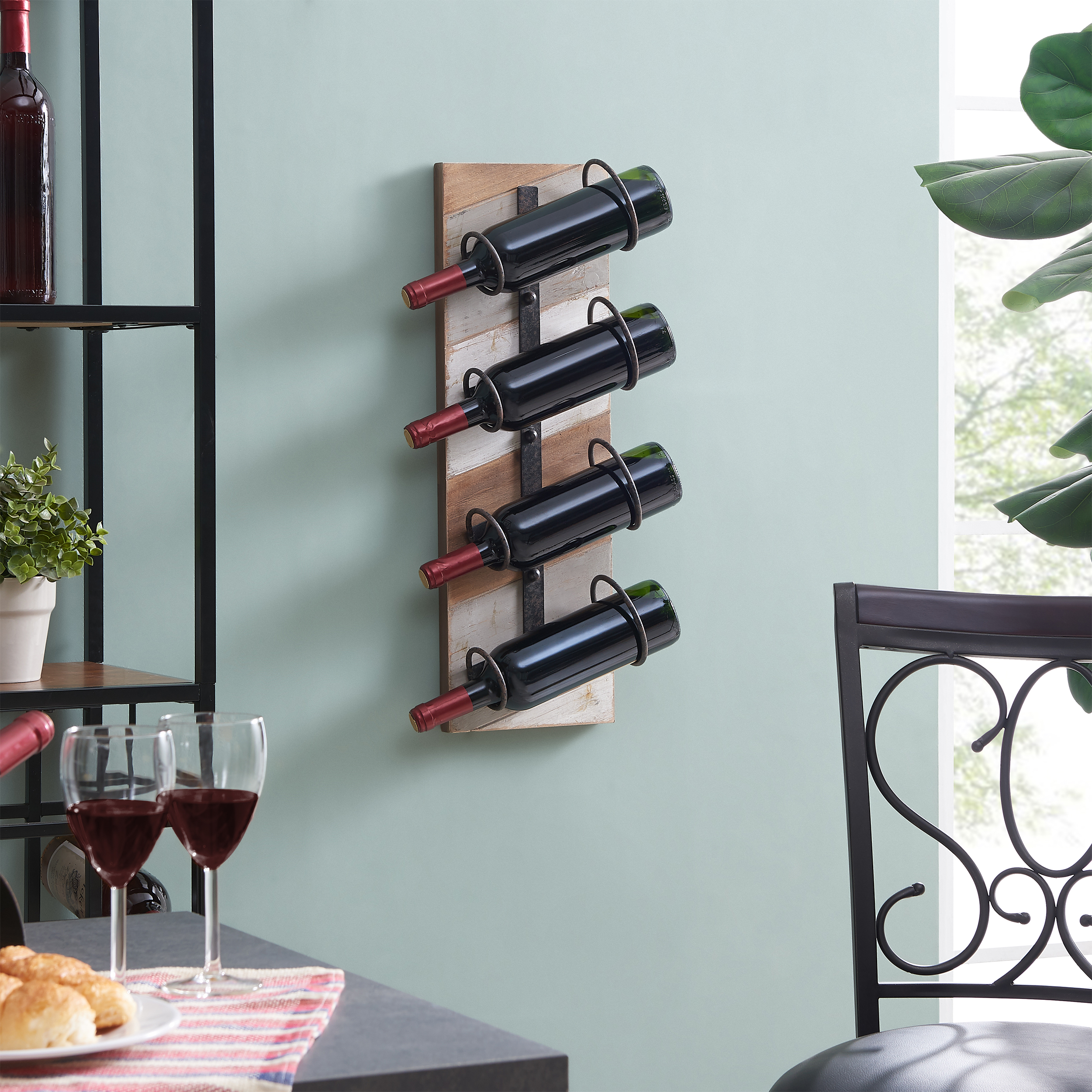 FirsTime & Co.® Parker Planks Wine Rack