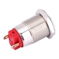 thumbnail image 4 of 2Pcs Metal Push Button Switch 2 Pins Latching Waterproof Electronic Supplies 12mmFlat Head, 4 of 7