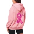 thumbnail image 7 of Womens Fall Zip Up Hoodies Breast Cancer Awareness SweatshirtsSurvivor Support Shirts Women, Drawstring, Pink Ribbon Print Long Sleeve Winter Comfy Track Jackets with Pocket Pink 3XL, 7 of 7