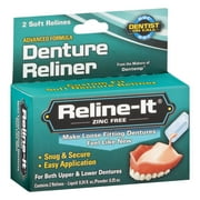 Reline-It Zinc Free Denture Reliner - 2 CT