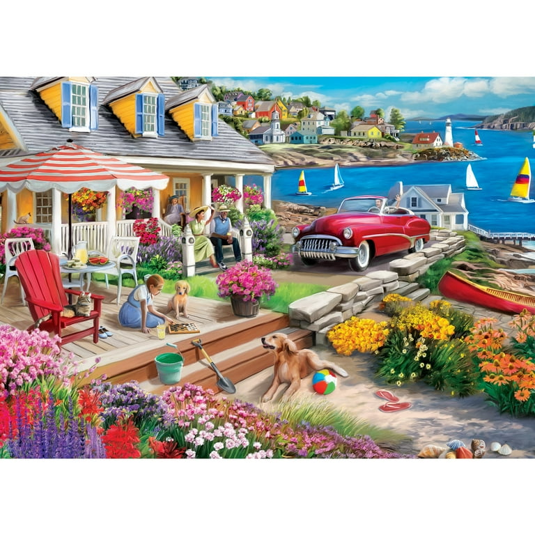 洋書 Country Escapes COUNTRY ESCAPES Linen 550 Piece Jigsaw Puzzle by Master