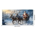 thumbnail image 3 of Bannière de Noël Festive pour Garage de Chevaux de Noël avec Couleurs Vives Design Festif Parfait pour les Amateurs de Voitures Garages à Domicile Matériau Durable Facile à Accrocher, 3 of 5