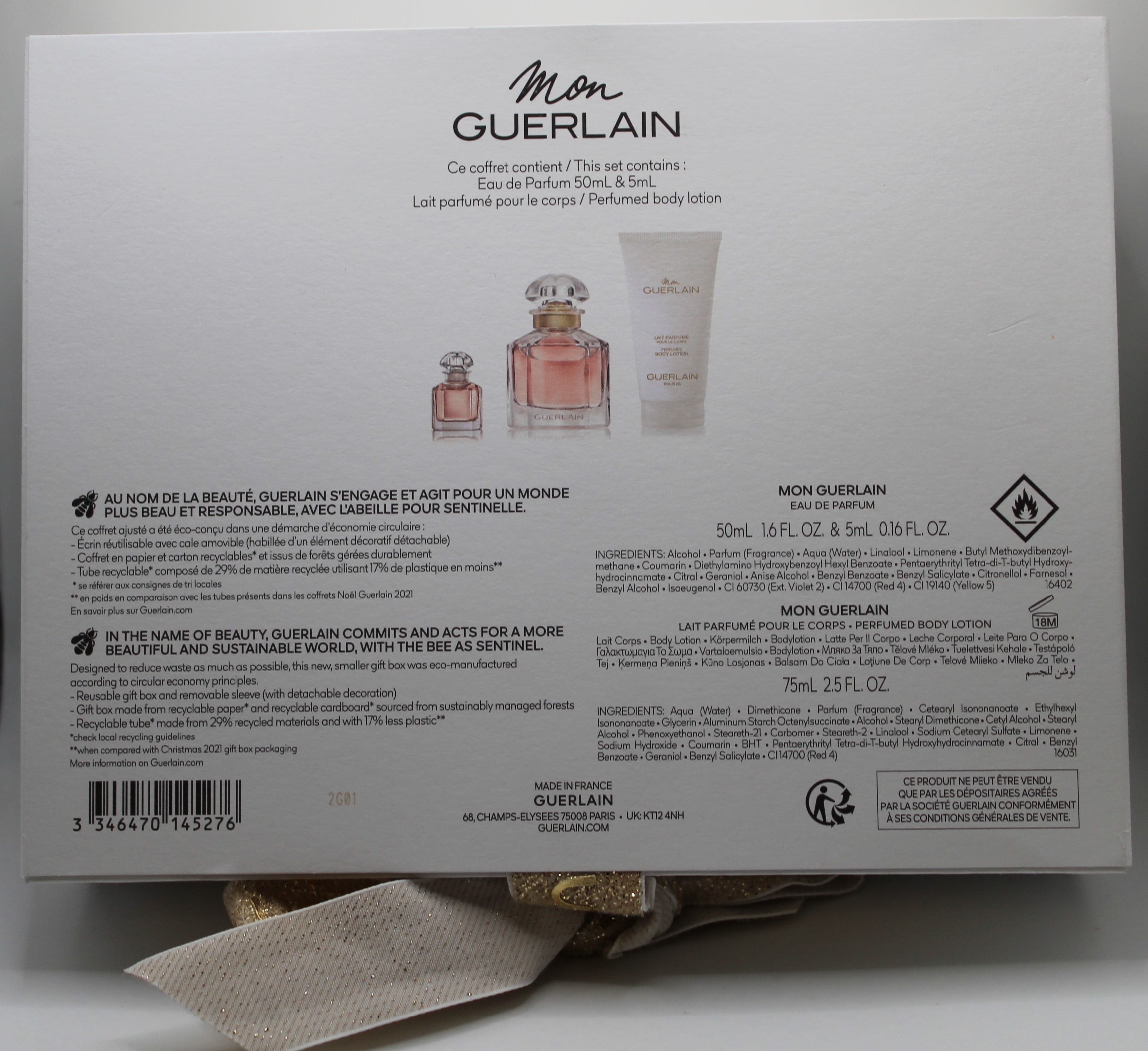 Mon Guerlain Women's MINI Gift Set - 1.6 EDP + 5ml EDP + 2.5