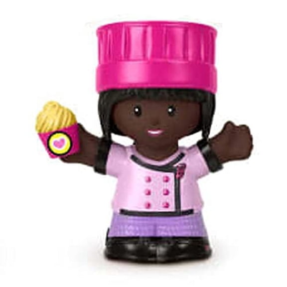 Replacement Part for Fisher-Price Little People Playset - Replacement Female Chef / Baker Figure ~ Inspired by Barbie You Can Be Anything