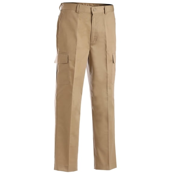 Ed Garments Men's Big And Tall Button Closure Chino Pant, TAN, 30 UR