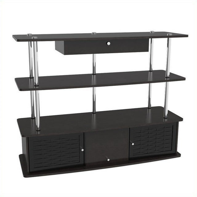 Convenience Concepts Designs2Go Aspen Meuble TV 48 Pouces en Noir