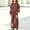 Brown, variant on Spazoro Girls Hooded Sweatshirt Outfit with Kangaroo Pocket, Warm Floral Print Long Sleeve Elastic Waist 2 Piece Activewear Set for Daily Casual Wear Blue Size 6-7