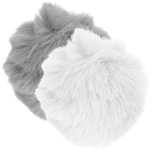 2pcs Plush Tails Easter Bunny Rabbit Tails Rabbit Costume Accessory for Party