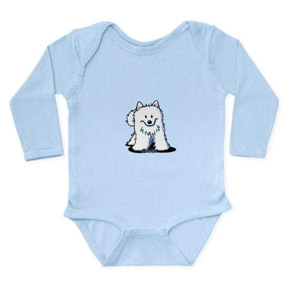 CafePress - Japanese Spitz Long Sleeve Infant Bodysuit - Long Sleeve Cotton Baby Bodysuit