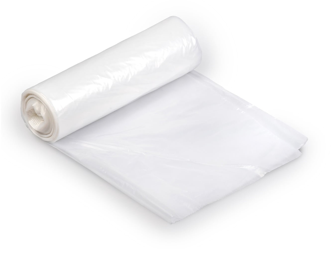 Colonial Bag 15-Gallon Clear Coreless Trash Bags, 1000 Count