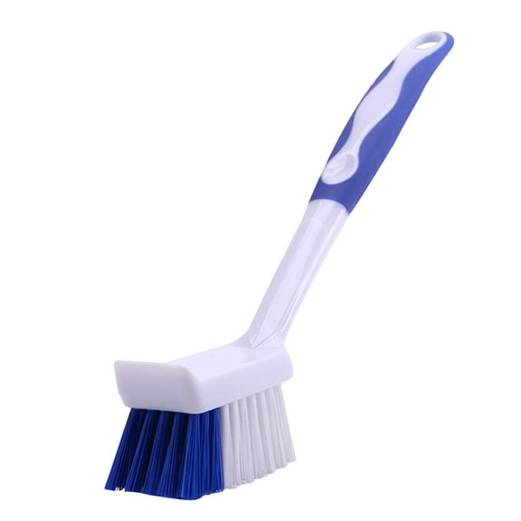 MUSEYA 2Pcs Small Cleaning Brush Plastic Long Handle for Cleaning Hard to Reach Areas