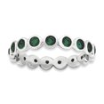 thumbnail image 1 of Bague en Argent Sterling Stackable Expressions May Swarovski Taille 9, 1 of 3