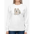 thumbnail image 4 of Pomeranian Dog Sitting Sweatshirt Women -SPIdeals Designs, Female Large, 4 of 6