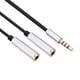 thumbnail image 3 of Divisor De Auriculares, Divisor Estéreo De 35 Cm De Longitud En Forma De Y De 3,5 Mm Para Mp3 Para Reproductor De CD Para DVD, 3 of 6