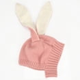thumbnail image 3 of Gorro De Bebé Con Orejas De Conejo, Gorro Cálido De Invierno, Gorro Tejido Para Bebé, Gorro Para Niños Y Bebés Cateissary AP007051-02, 3 of 5