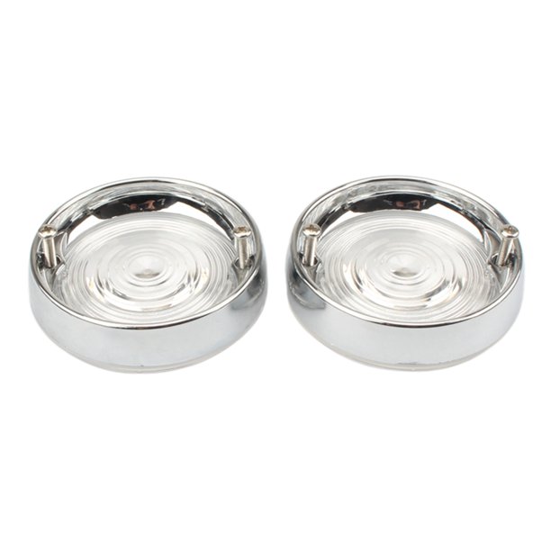 2 Piezas Cubiertas De Lentes De Luz De Seal De Para Harley Touring Tour Glides Clear Sunnimix Lente de luz de señal de giro