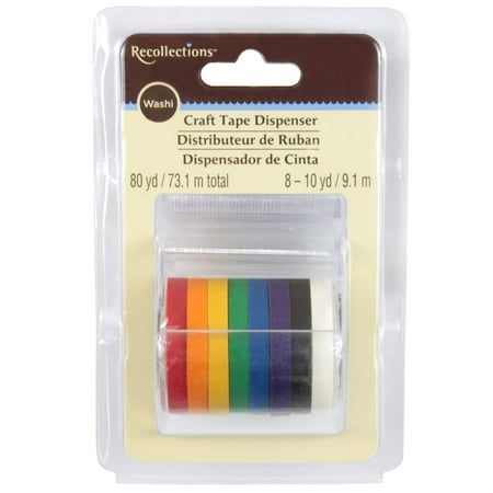 UPC: 0886946179822 | Rainbow Washi Craft Tape Dispenser by Recollections™