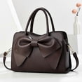 thumbnail image 3 of Elegant Bowknot Handbag Solid-Color Pu Leather Cross-body Bags for Daily Life Dating, 3 of 5