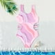 thumbnail image 4 of Conjunto de pantalones cortos de bebé de verano lindo de la playa de impresión floral de dos piezas traje de baño para niños vestido corto de verano floral, 4 of 8