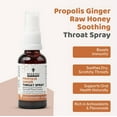 thumbnail image 6 of BEE & YOU Organic Propolis Ginger Raw Honey Throat Spray with Antioxidants & Menthol, 1 Fl Oz, 6 of 7