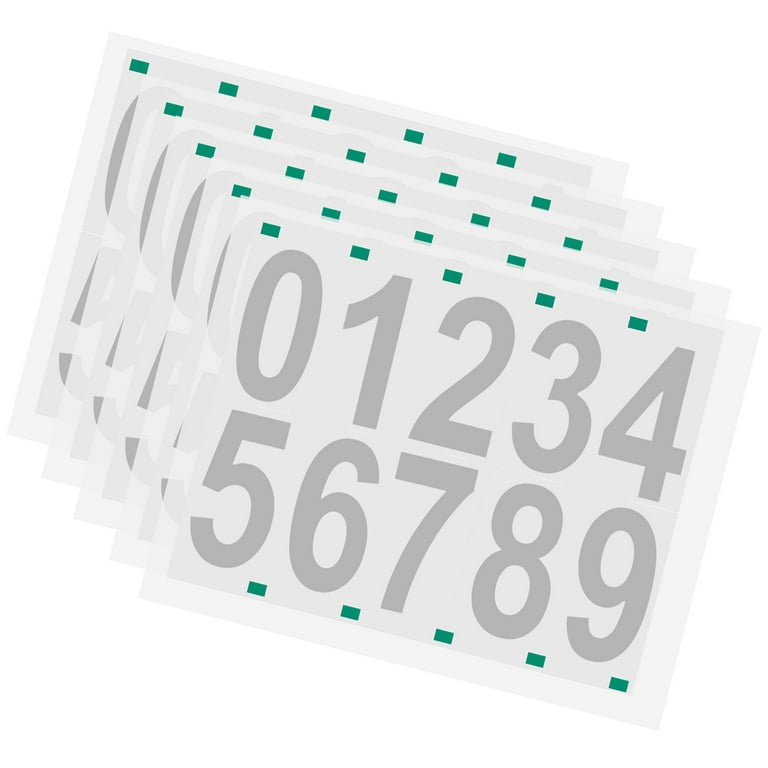 Large Number Stickers