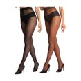 thumbnail image 1 of Chenchen Sheer Tights for Women 2 Pairs Ultra Thin Reinforced T Crotch Control Top Pantyhose Stockings, 1 of 1