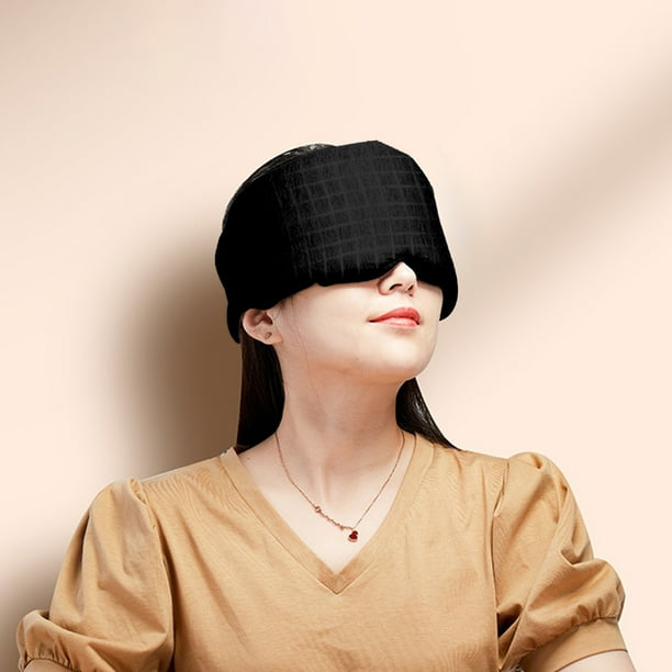 Ice Sensing Light Blocking Sleeping Eye Mask Fully Wrapped Travel Portable Breathable And Comfortable Eye Protection Eye Mask